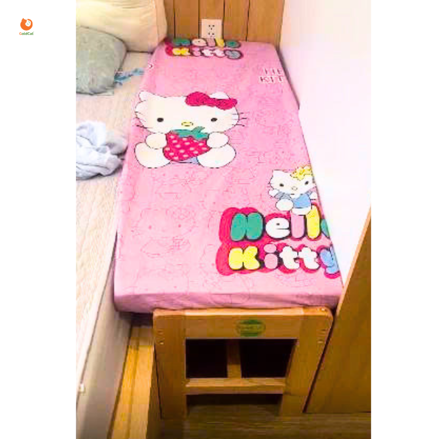 Giường Ghép Không Thành GoldCat - Giường Lọt Khe Màu Gỗ Tự Nhiên