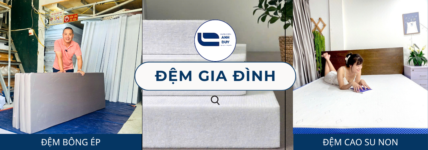 ĐỆM BÔNG ÉP - ĐỆM CAO SU NON CHO GIA ĐÌNH