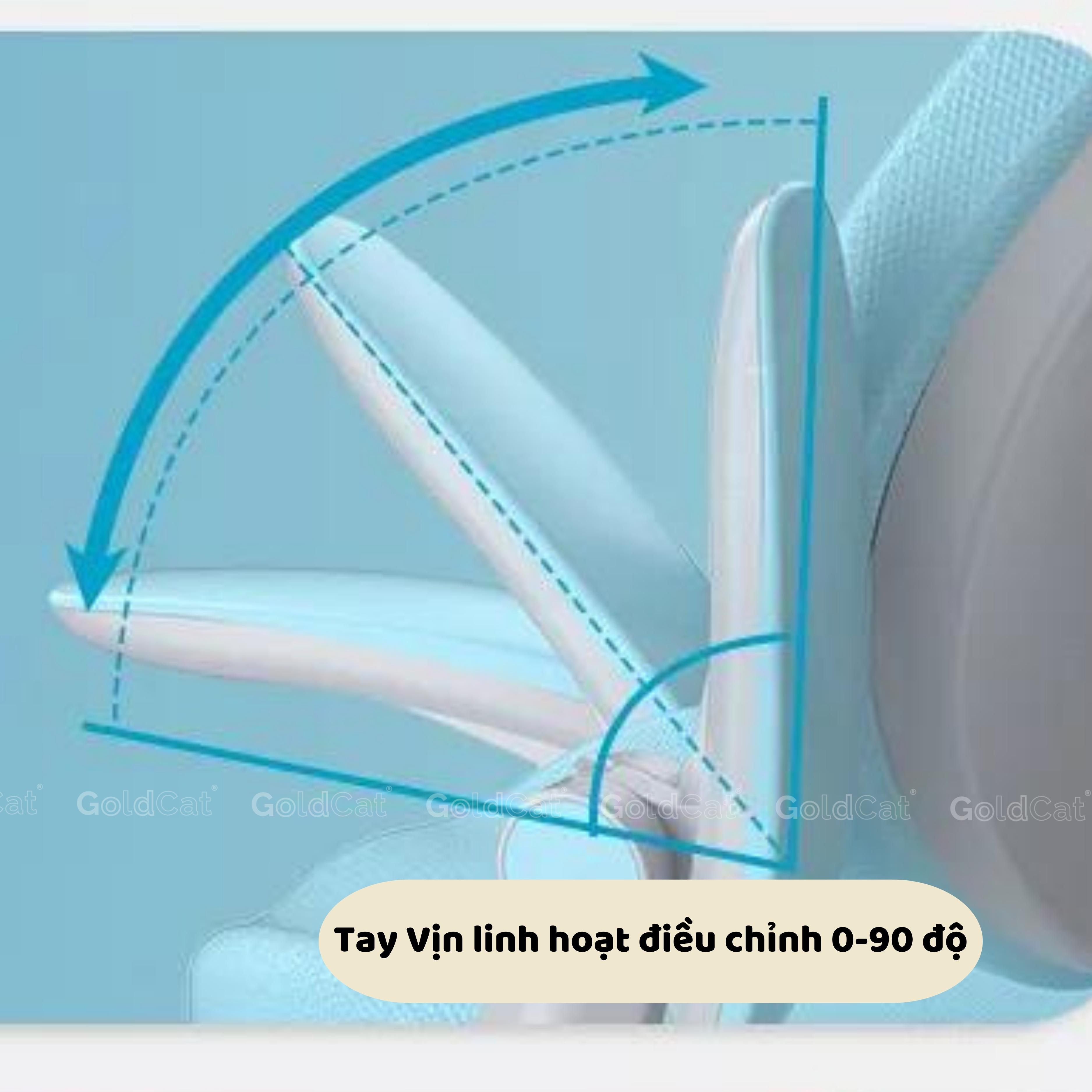 tay ghế chống gù G02