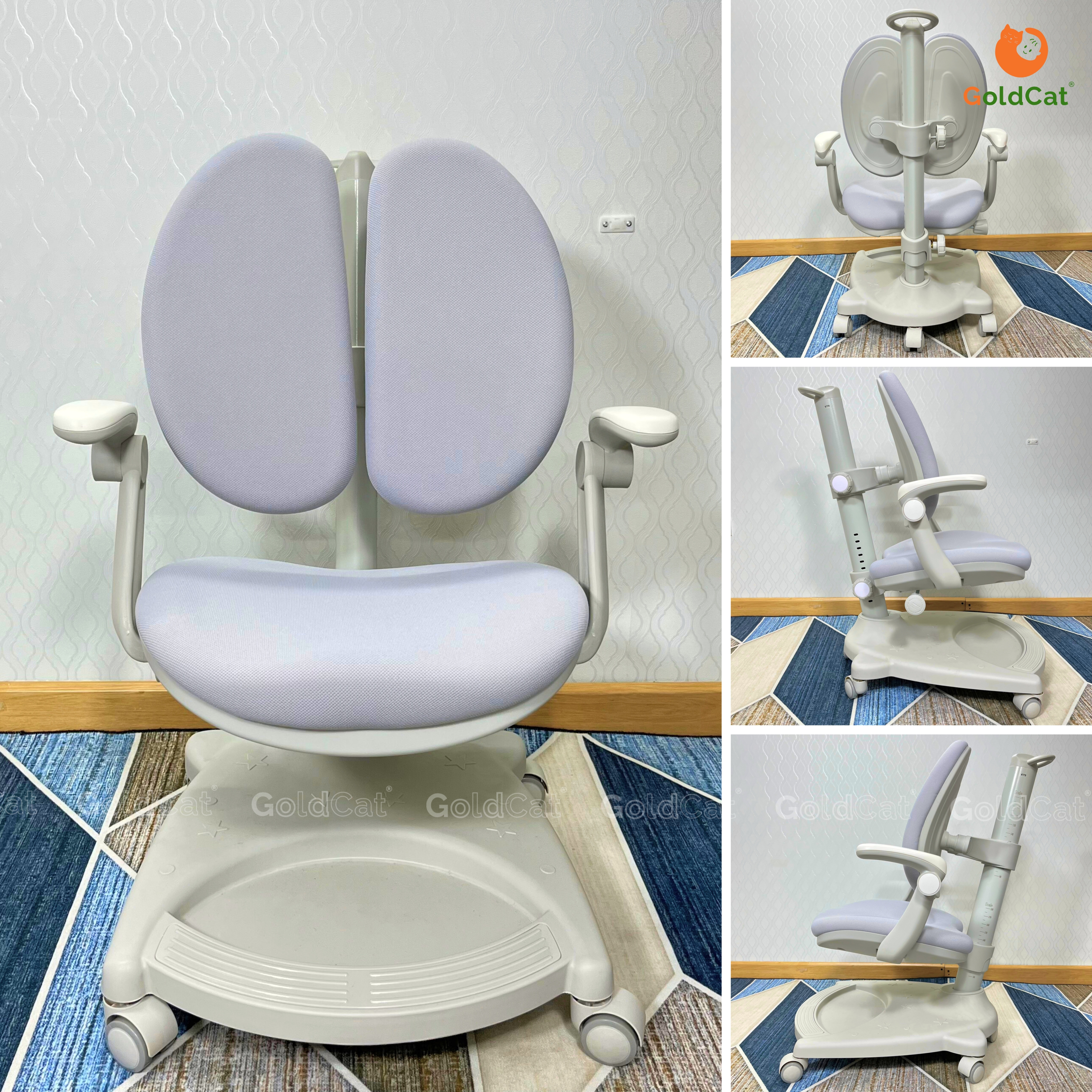 ghế chống gù màu ghi