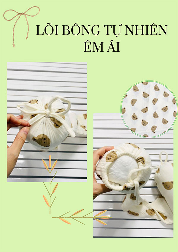 bộ gối chặn cho bé