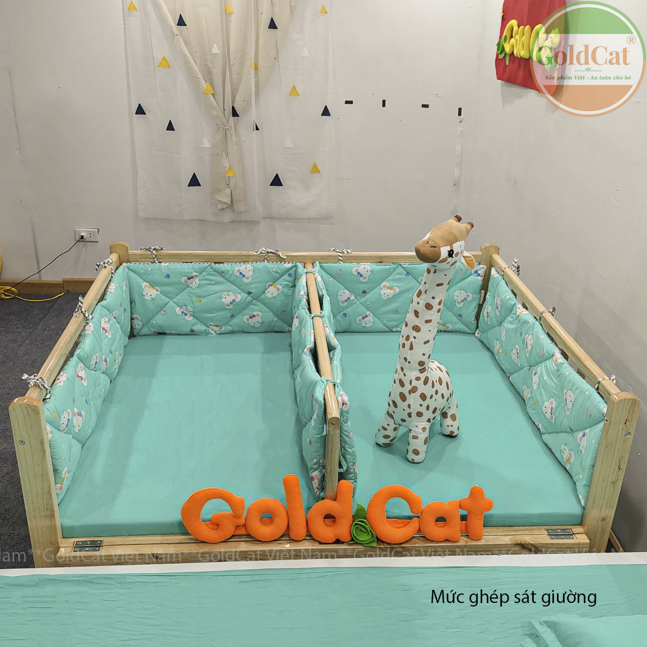 Cũi Giường Sinh Đôi Cho Bé GoldCat