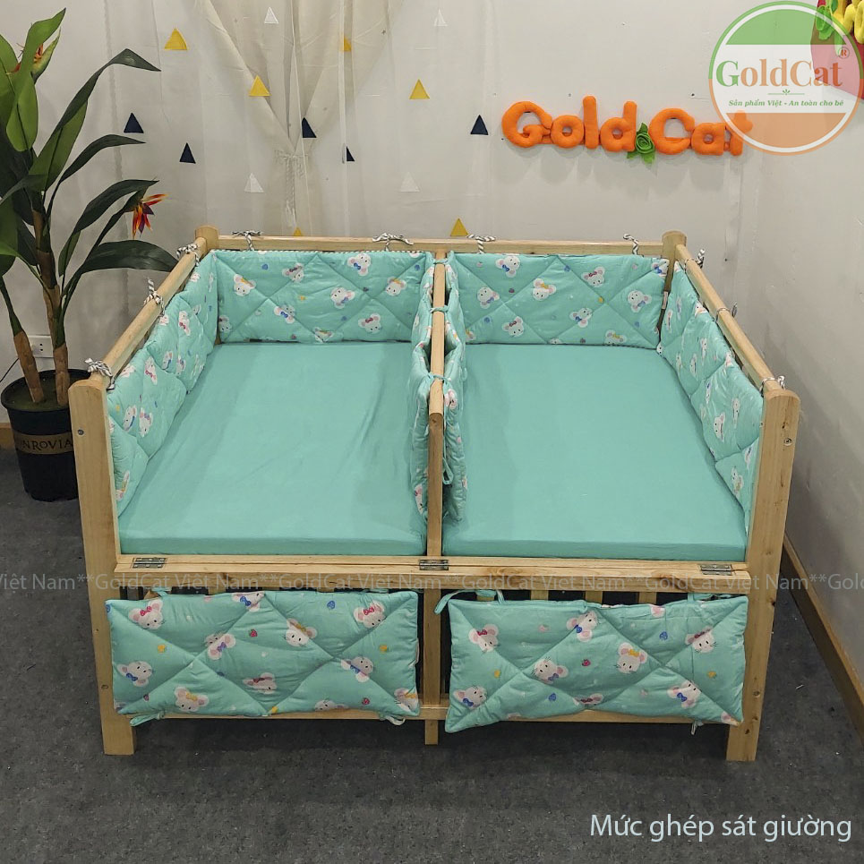 Cũi Giường Sinh Đôi Cho Bé GoldCat