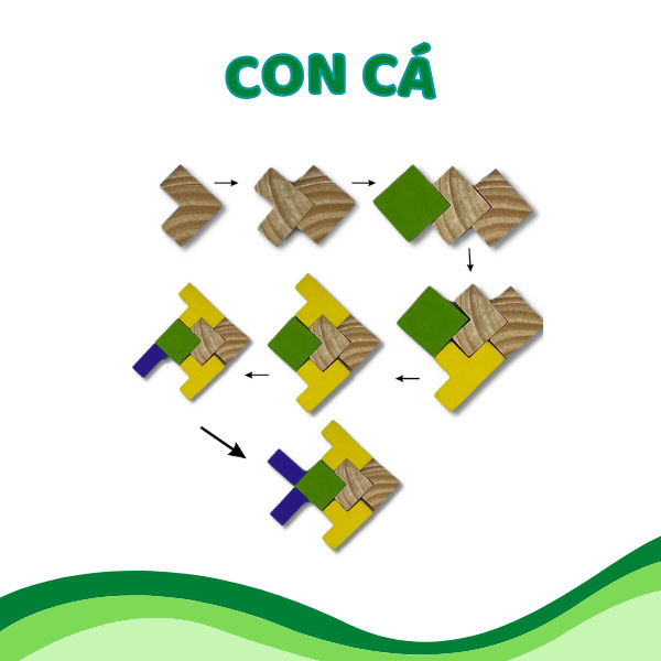 Đồ chơi gỗ trẻ em ZicZac đôi