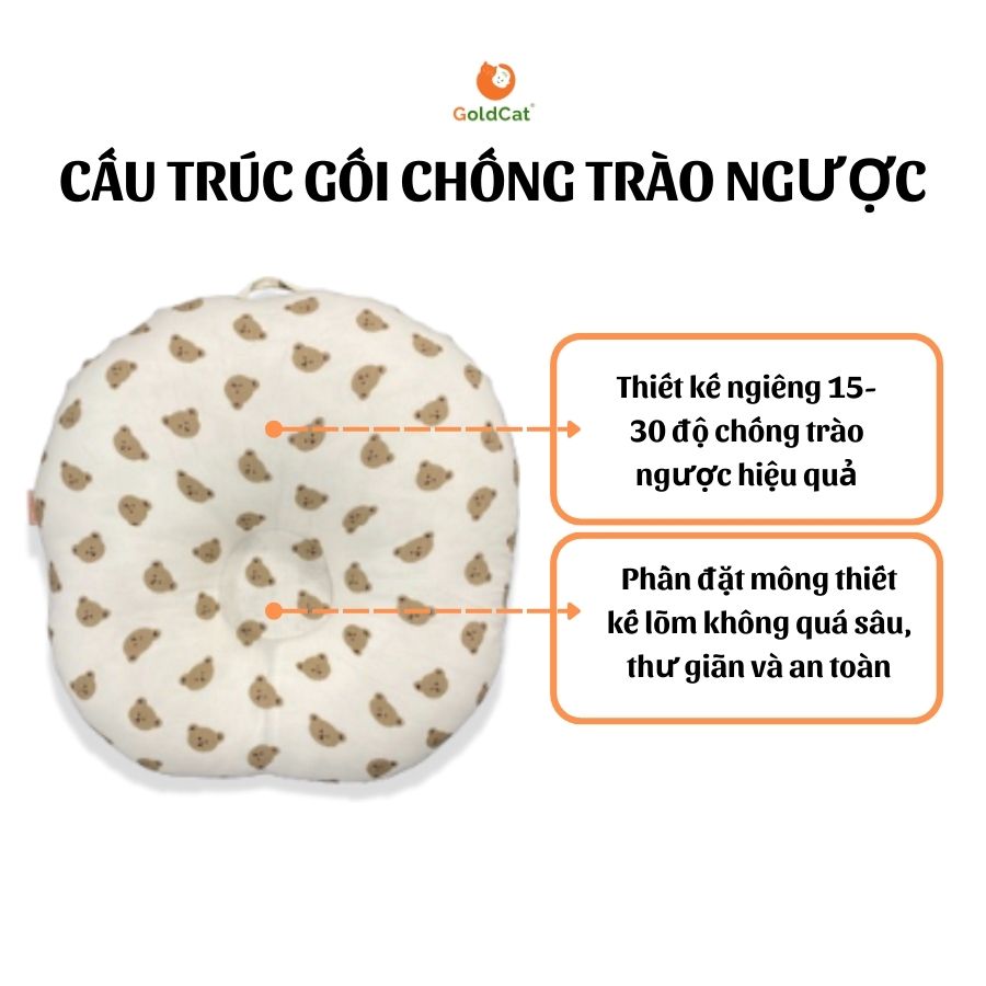 gối chống trào ngược trẻ em