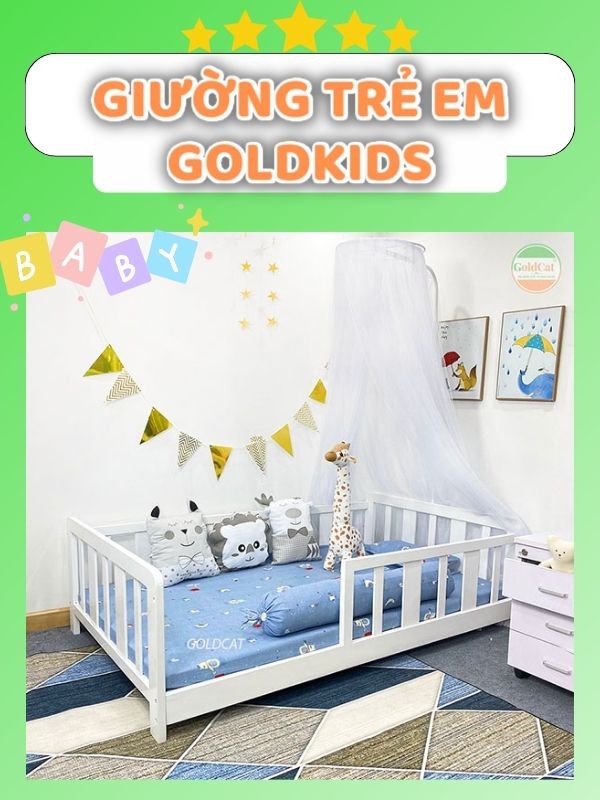 giường ngủ trẻ em goldkids