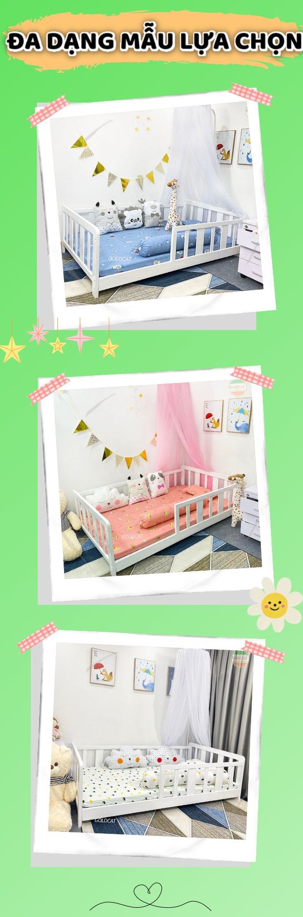 giường ngủ trẻ em goldkids