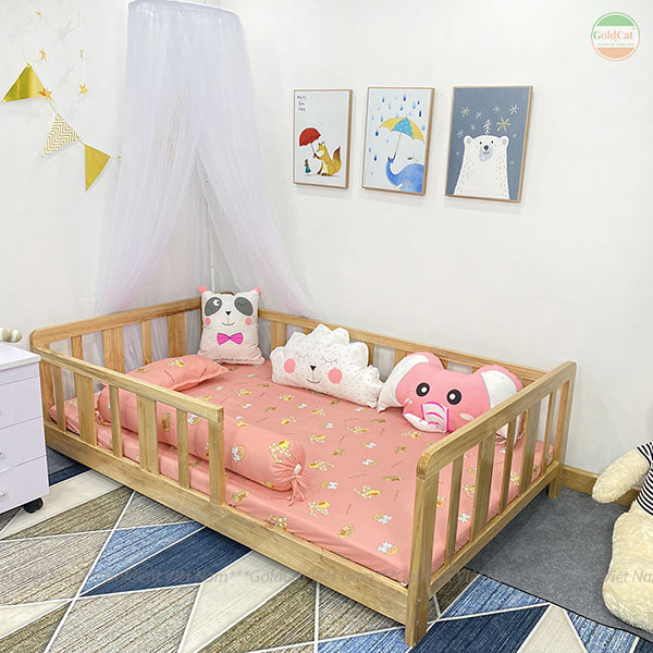 giường thấp trẻ em hàn quốc