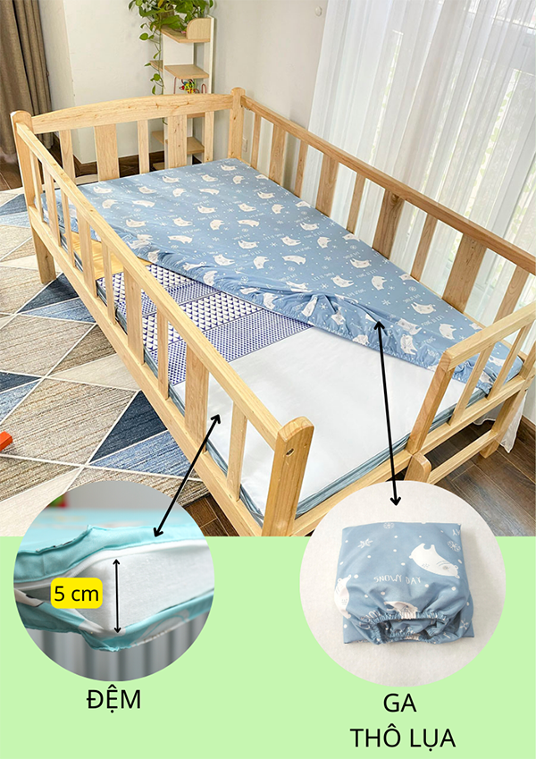 đệm ngủ cho bé goldcat