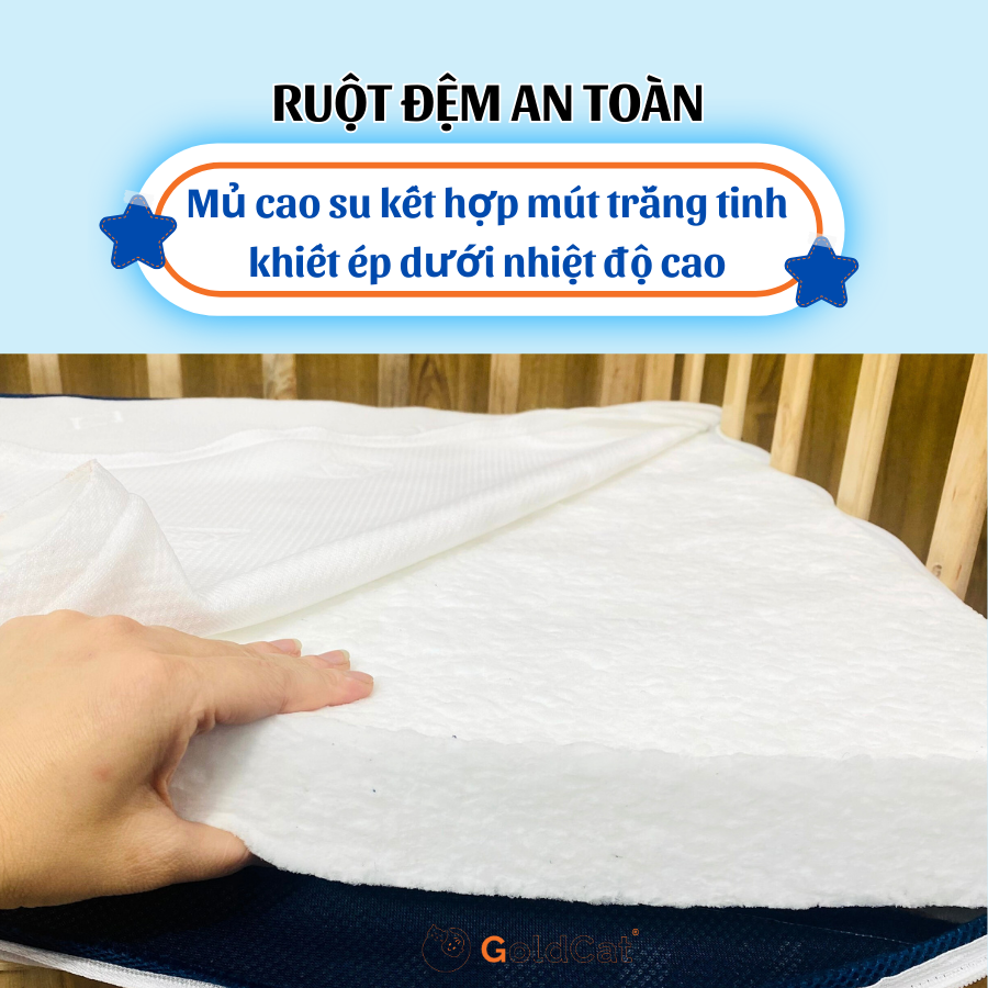 đệm cao su non làm từ chất liệu gì