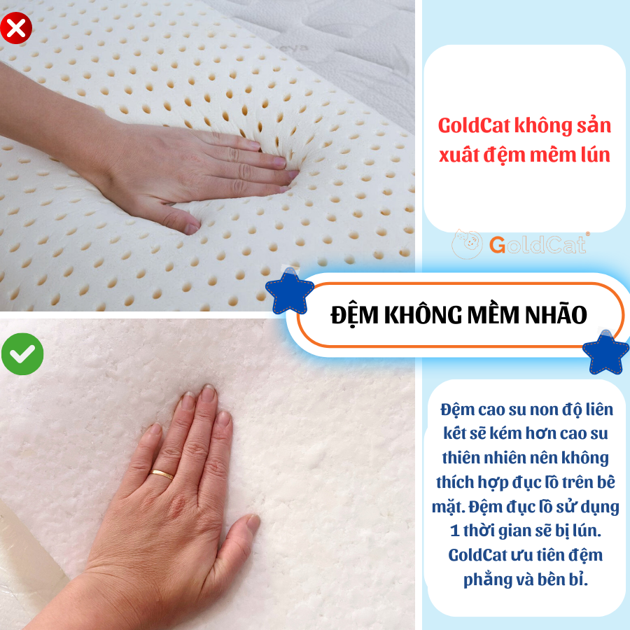 Độ dày đệm cao su