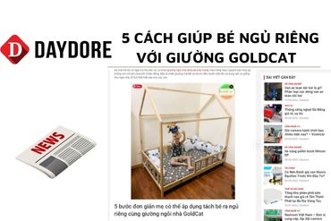 5 bước đơn cho bé ra ngủ riêng cùng giường ngôi nhà GoldCat