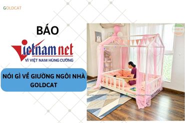 ( Vietnamnet) Giường ngôi nhà GoldCat - nội thất độc lạ, trẻ nhỏ thích mê