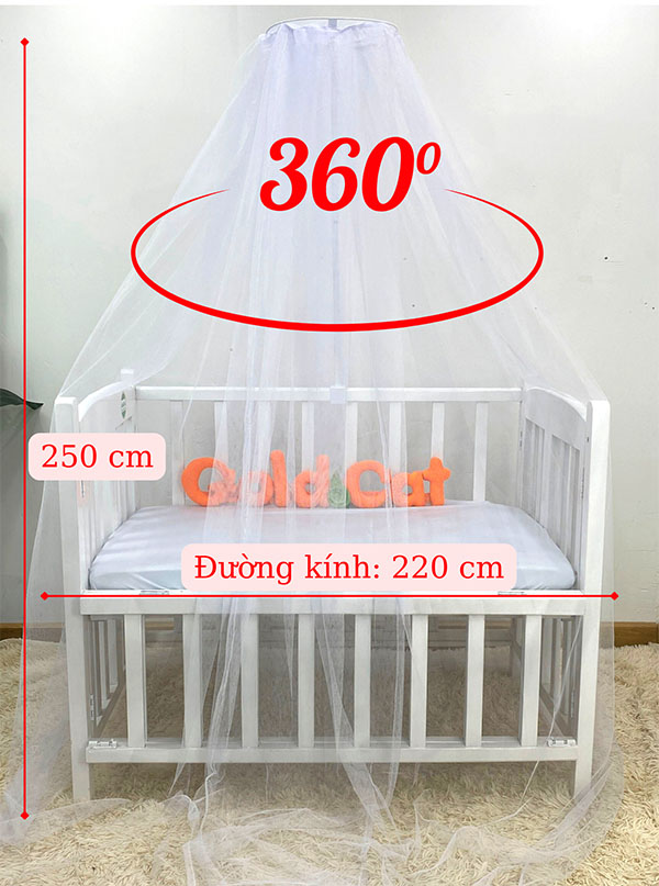 màn cũi chống muổi cho bé