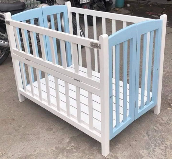 cũi xanh trắng goldcat