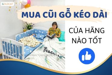 Cũi gỗ cho bé kéo dài thành giường nên mua hãng nào ?