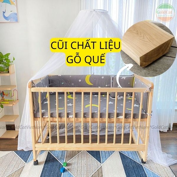 chất liệu cũi gỗ