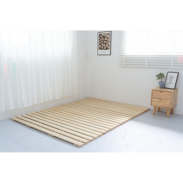 giường gỗ thông gấp gọn rollaway NHẬT BẢN