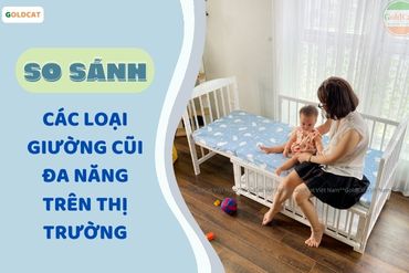 So sánh các loại giường cũi đa năng trên thị trường hiện nay
