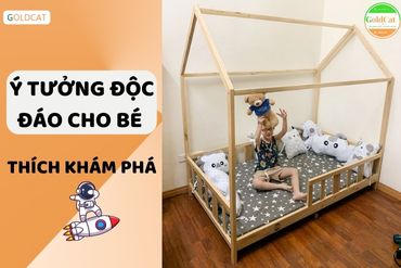 Giường lều trẻ em – Ý tưởng độc đáo cho bé thích khám phá