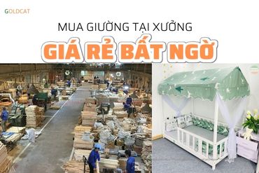 Mua giường ngôi nhà cho bé tại xưởng rẻ nhất