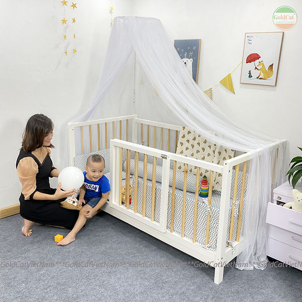 giường cũi trẻ em đa năng goldbaby