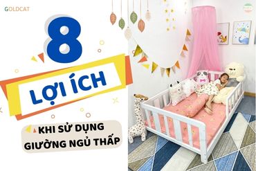 8 lợi ích từ việc cho trẻ sử dụng giường ngủ thấp
