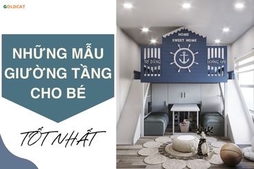 Những mẫu giường mô hình ngôi nhà 2 tầng đẹp nhất hiện nay
