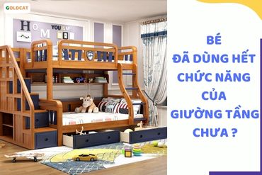 Giường tầng nhiều chức năng nhưng lại dễ bị bỏ qua các tiện ích
