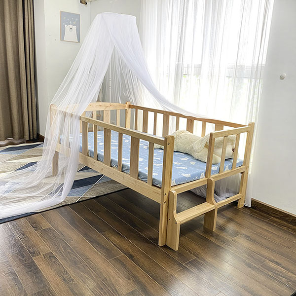giường gỗ cầu thang trẻ em goldcat
