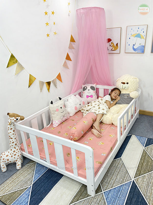 giường ngủ cho bé phong cách hàn quốc