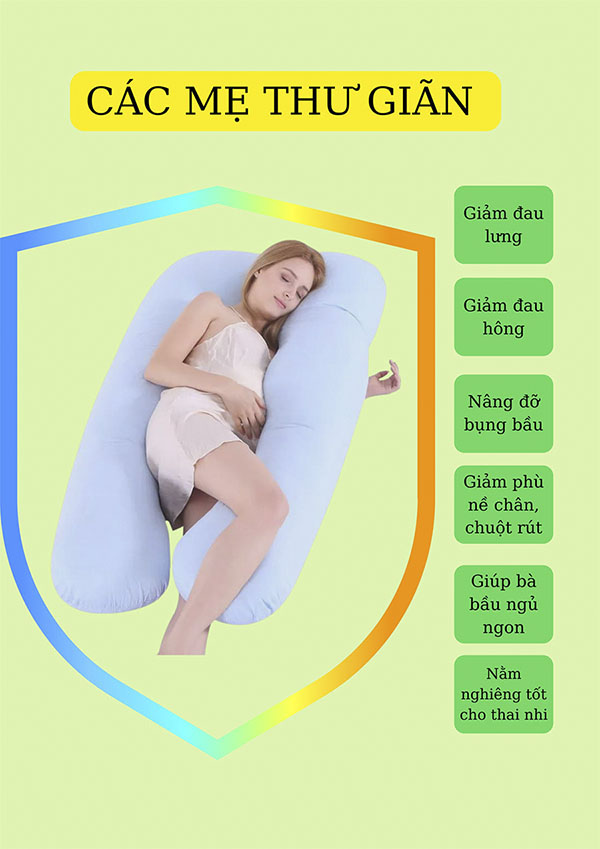 đệm ngủ cho mẹ bầu