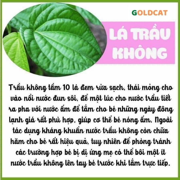 lá tắm cho bé