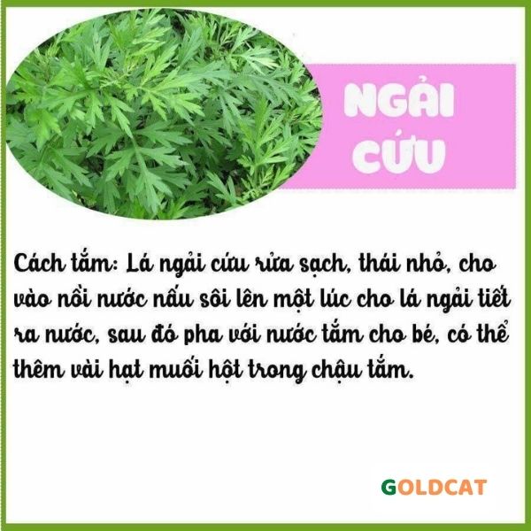 lá tắm cho bé