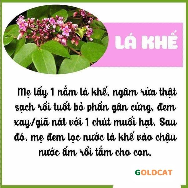 lá tắm cho bé