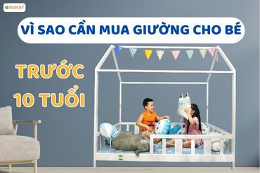 Vì sao cần mua giường trẻ em cho con trước 10 tuổi