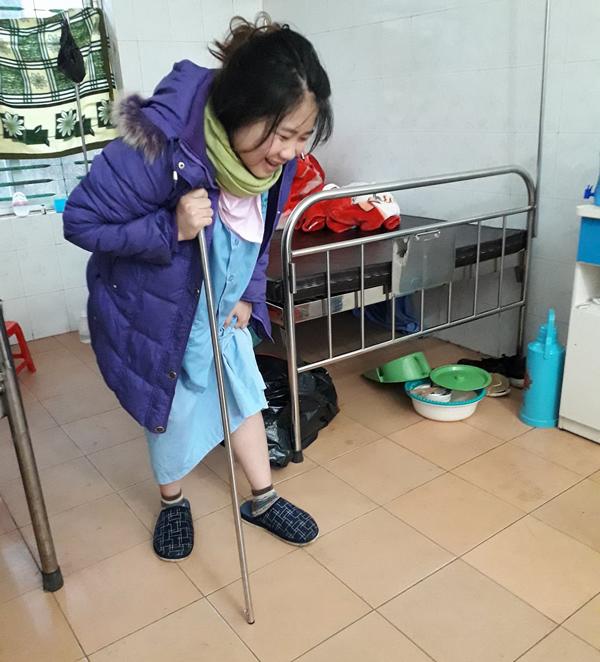 tập đi sau khi sinh em bé