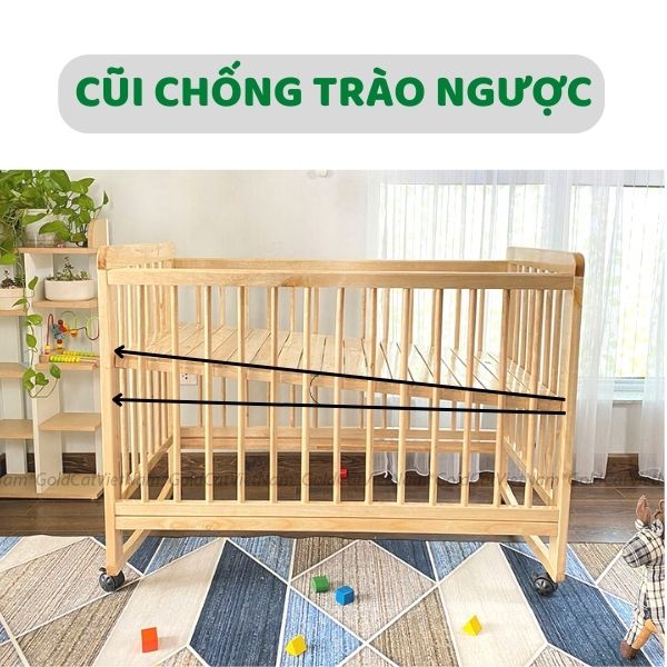 nôi cũi chống trào ngược