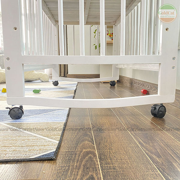 bộ bánh xe cho nôi cũi trẻ em