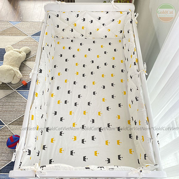 quây ga nôi cũi trẻ em goldcat