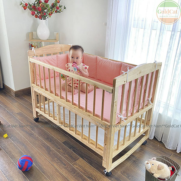 cũi gỗ trẻ em goldcat
