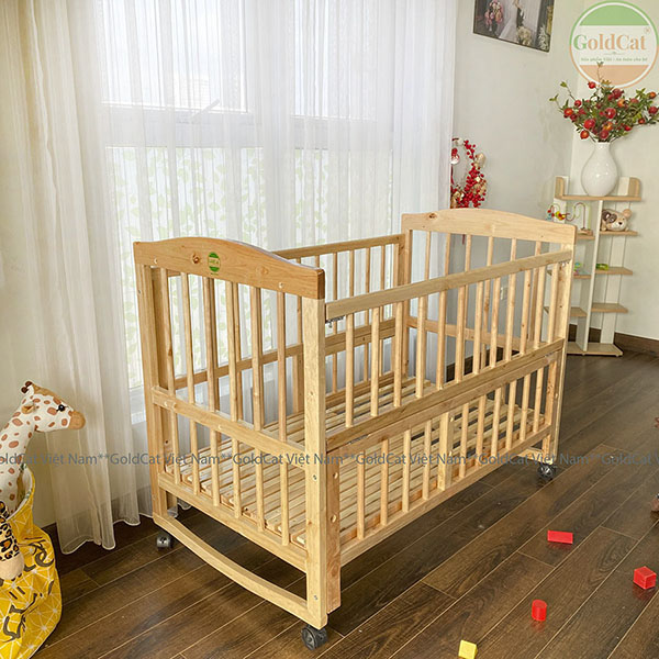 nôi cũi gỗ đa năng 8in1 goldcat