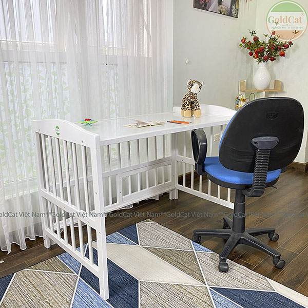 nôi cũi trẻ em đa năng 8in1 goldcat