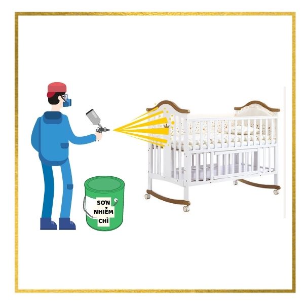 nôi cũi gỗ cho trẻ em