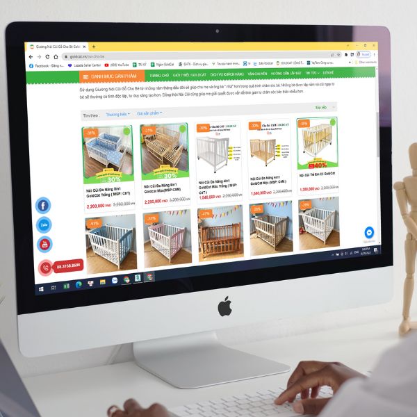 nôi cũi trẻ em goldcat