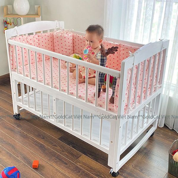 nôi cũi cho bé sơ sinh goldcat