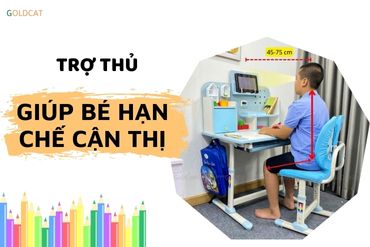 Bộ bàn học A16 giúp hạn chế cận thị hiệu quả không ?