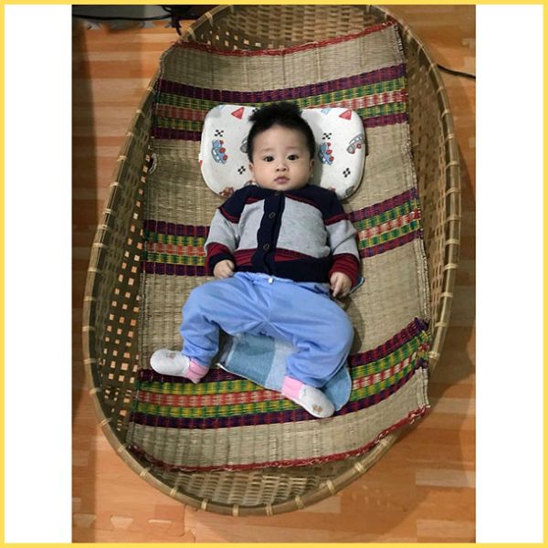 nôi cũi cho trẻ bằng mây tre