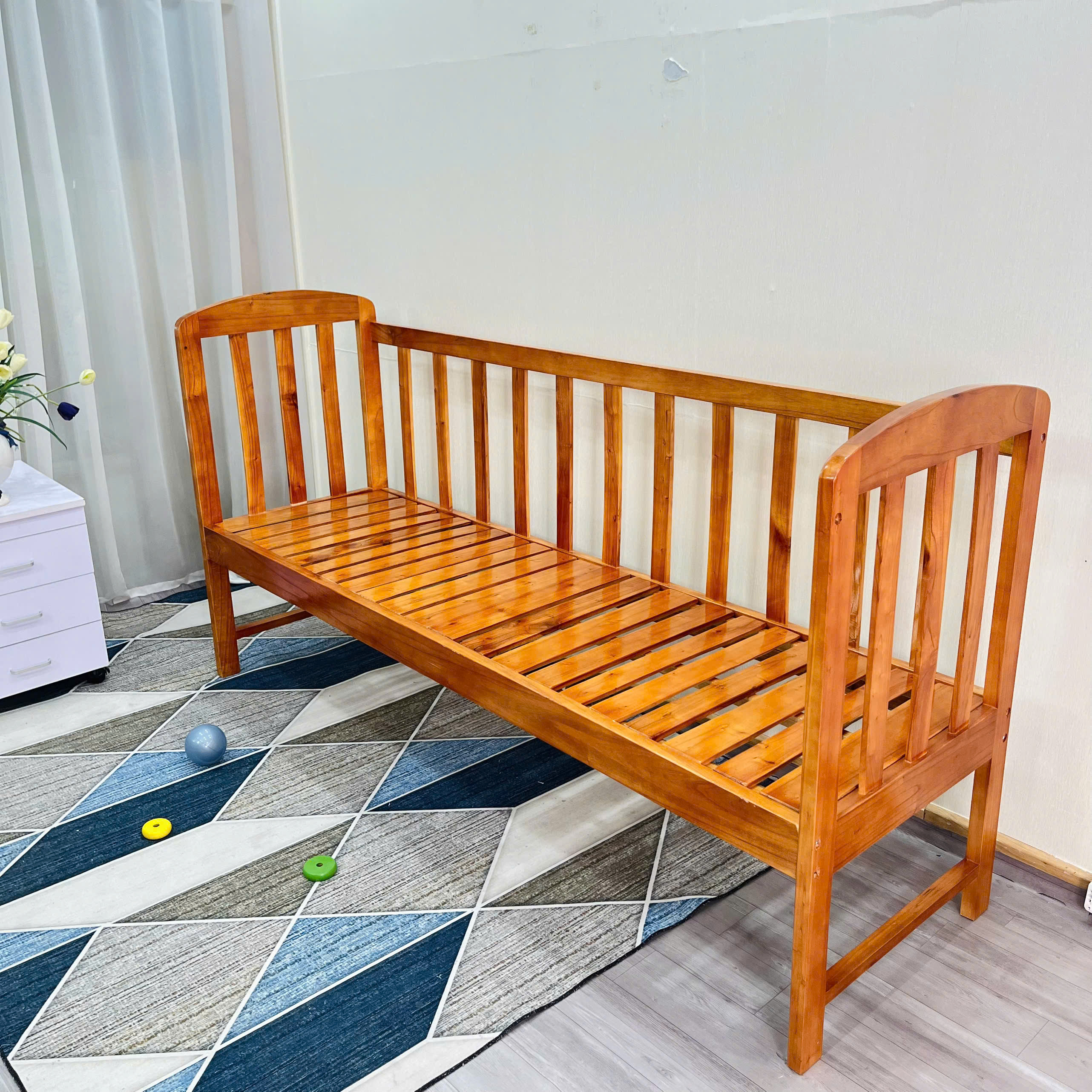 Giường Ghép Cho Bé GoldCat - Màu Mộc