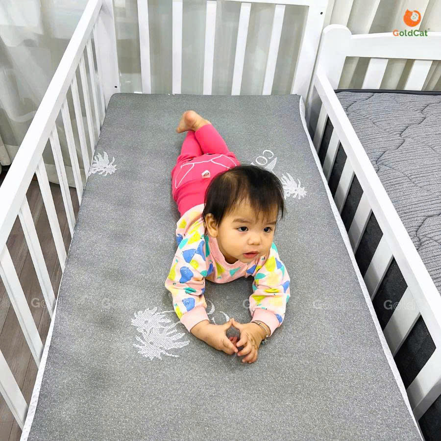 Đệm Cũi Cao Su Non Cho Bé Sơ Sinh GoldCat